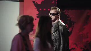 Arnold Pranks Fans as the Terminator...for Charity