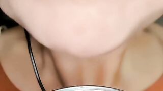 Oddly satisfying eating lips mukbang asmr