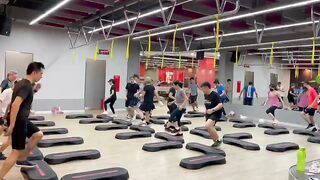 "Step into the Groove: A Fun and Fresh Step Aerobics Routine"