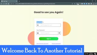 How to create Login Page using HTML, CSS, And JavaScript