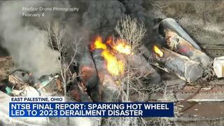 Sparking  wheel led to 2023 train derailment disaster in East Palestine, Ohio