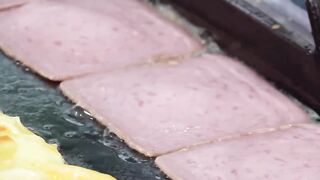 Street food korean myeongdong toast