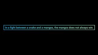 Snake and mungo's battle/snake and mungo's fight #short videos #trend#viral