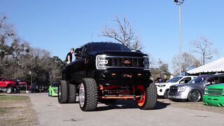 Lifted Trucks at LST Cruise 2024 Lonestar Throwdown