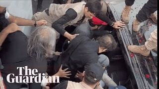 Imran Khan lifted into car after ‘assassination attempt’ in Pakistan