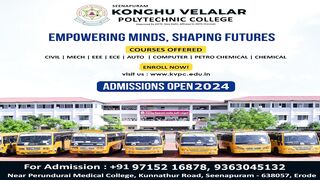 KONGHU VELALAR POLYTECHNIC COLLEGE-2024-25
