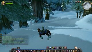 WOW Молодой снежный леопард научился прыгать по воздуху. World of Warcraft