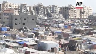 Displaced from their homes, Palestinians struggle with hunger, dirty water and insects