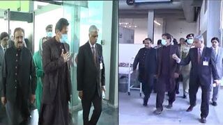 Imran Khan visits Expo Center Lahore