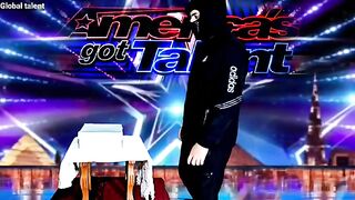 The prodigy on stage wins the Golden Buzzer at America's Got Talent 2024