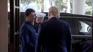 Trump Welcomes Imran Khan to the White House