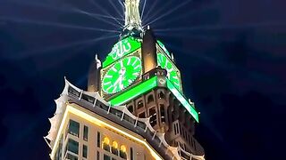 new makkah clock beautiful top view