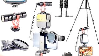 YouTube Starter Kit,Vlogging Kit for iPhone Android Phone,