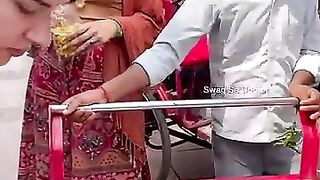 Foreigners trying