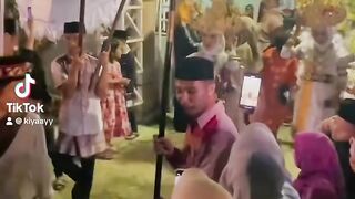 Lampung traditional wedding party
