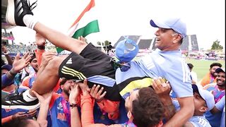 Dravid's journey as a coach with the Indian cricket team ended after the T20 World Cup
