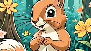 The Fantasy story of Nutty The squirrel | kids story #squirrel #storytelling #story