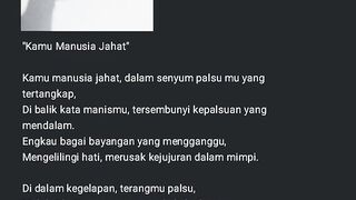 Kamu manusia jahat
