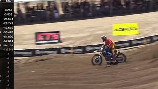 As emoções do campeonato de motocross