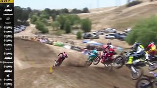 Momentos decisivos no campeonato de Motocross