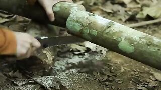 "Rain or Shine: Crafting a Wooden Survival Shelter in the Wildlands | Bushcraft Camp, PA"