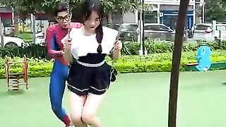 When spider man helps his