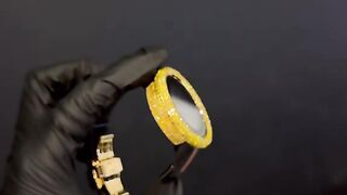 Natural Yellow Canary Diamond Watch at Ijaz Jewelers