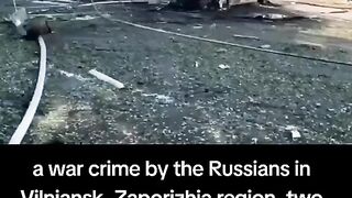 СЛЕД ВЧЕРАШНИТЕ БОМБАРДИРОВКИ В ЗАПОРОЖИЕ