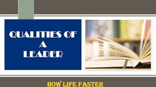 Qualities of A Leader