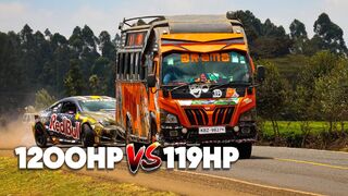 Ahmad Daham epic drifting chase in Nairob