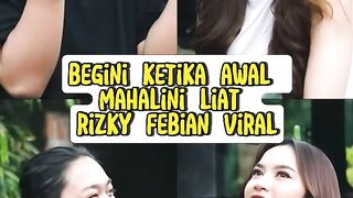 BEGINI REAKSI MAHALINI KETIKA LIAT AWAL RIZKY FEBIAN VIRAL ! #mahalini #prazteguh #rizkyfebian