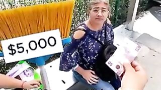 Cleaning worker cleans house without knowing what it was for her ????