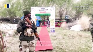 Personal polling booth for remote Indian village