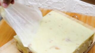 Puding roti susu
