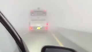 Heavy fog morning time
