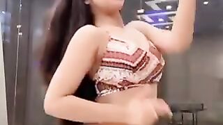 Beautiful girl dancing