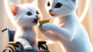 Watch this poor kitten being scolded by the teacher, leading to an unexpected ending.