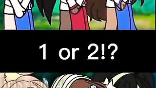 Real in Rio -  wings || 1 or 2!? || gacha life tiktok compilation ???? #100 .love this trend lol ???? 2