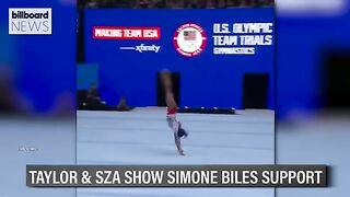 Taylor Swift & SZA Rave Over Simone Biles | Billboard News