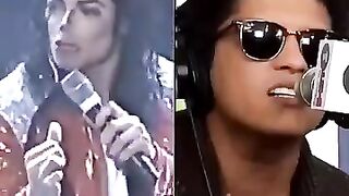 MICHAEL JACKSON vs BRUNO MARS No Autotune - Who is the best? #shorts