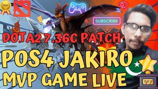 Back To Back MVP Solo Rank Dota2 Gameplay Pos4 Jakiro Live Highlight