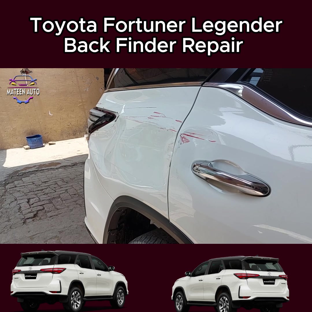 Toyota fortuner legender back finder repair febspot