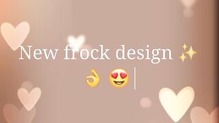 Tranding frock design