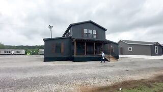HOW! 4000sqft Mobile Home! The BEST I've Ever toured! Barndominium on wheels! Deer Valley Barndo