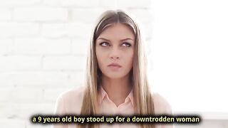 9 year old boy who bought tickets for old woman
