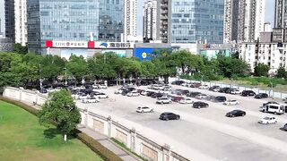 beautiful view from drone dji in china