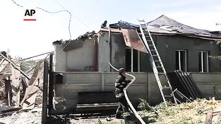 At least two injured in Russian strike on village in Kharkiv