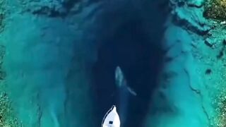 Watch  the "Dragon Eye lake" an amazing attraction
