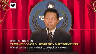 Taiwan urges China to release Taiwanese fishing boat and crew detained by China's coast guard