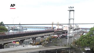Two Russian naval ships dock in Venezuela after exercises in Atlantic Ocean